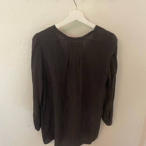 Anthropologie silk blouse - Picture 4 of 6